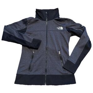 The North Face Womens Lightweight Full Zip Jacket Size S Black Pockets